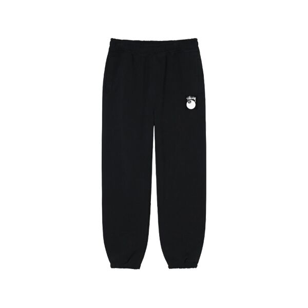Jogging noir avec logo Stussy 8 Ball Jogging noir avec logo Stussy 8 Ball