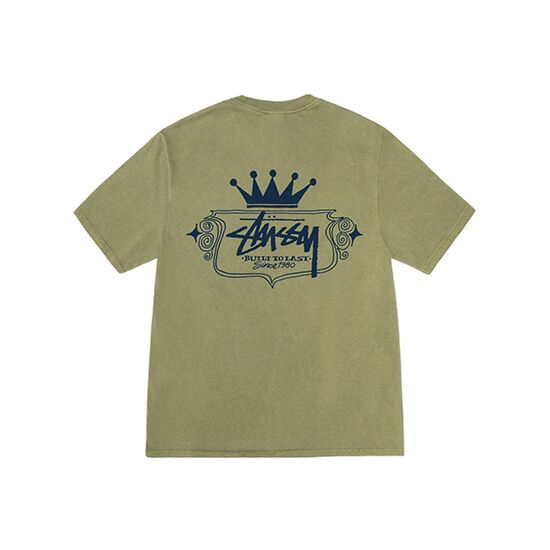 Built To Last Stussy T Shirt Green Construit pour durer T-shirt Stussy vert