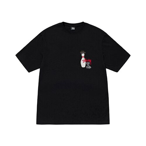 T Shirt Noir Stussy Kingpin T Shirt Noir Stussy Kingpin