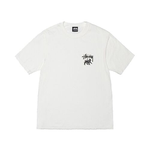 Stussy Rasta Lion White T Shirt Stussy Rasta Lion White T Shirt